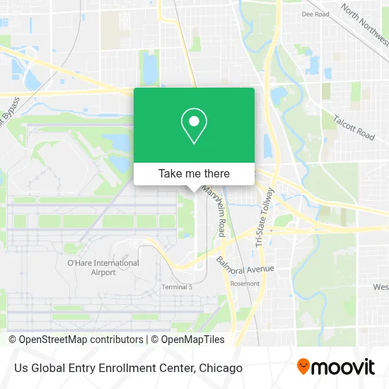 Us Global Entry Enrollment Center map