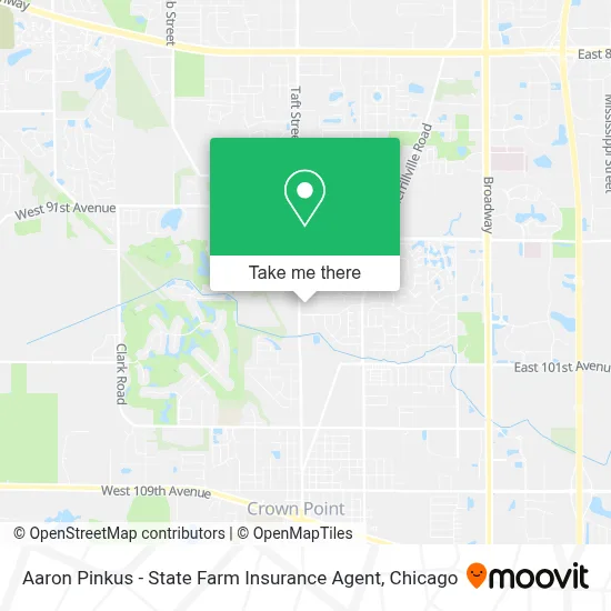 Aaron Pinkus - State Farm Insurance Agent map