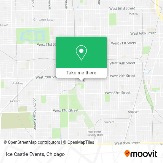 Ice Castle Events map