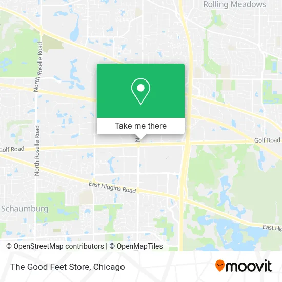 The Good Feet Store map