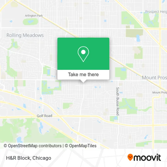 H&R Block map