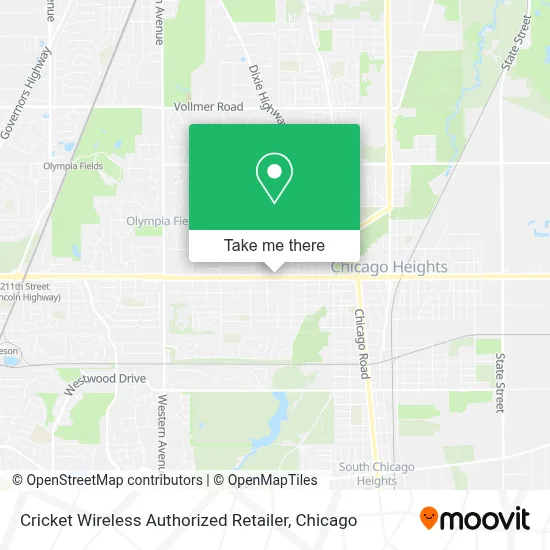 Cricket Wireless Authorized Retailer map