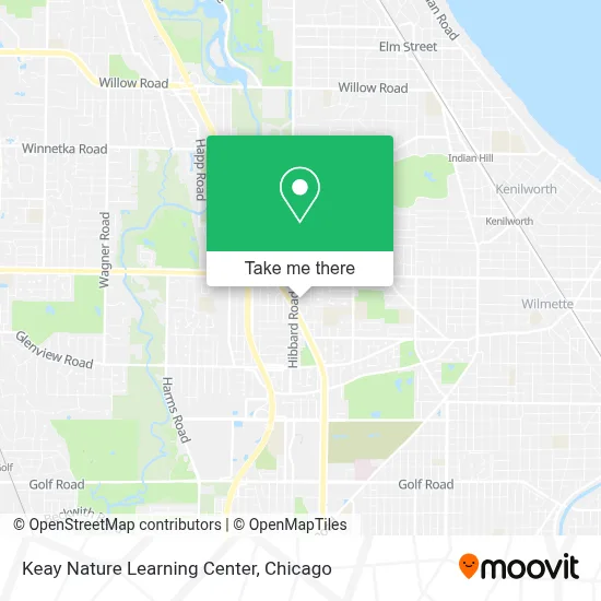 Keay Nature Learning Center map