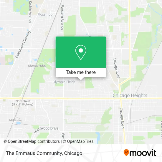 The Emmaus Community map