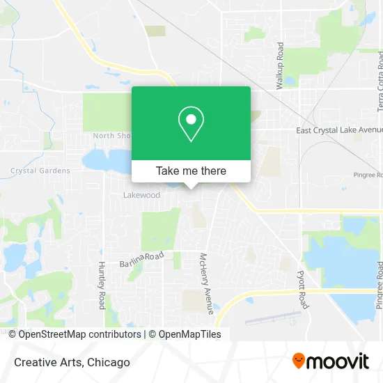 Creative Arts map