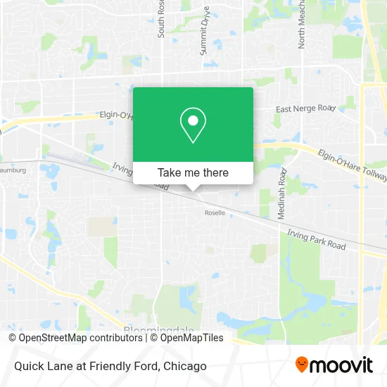 Quick Lane at Friendly Ford map