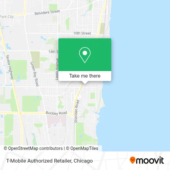 T-Mobile Authorized Retailer map