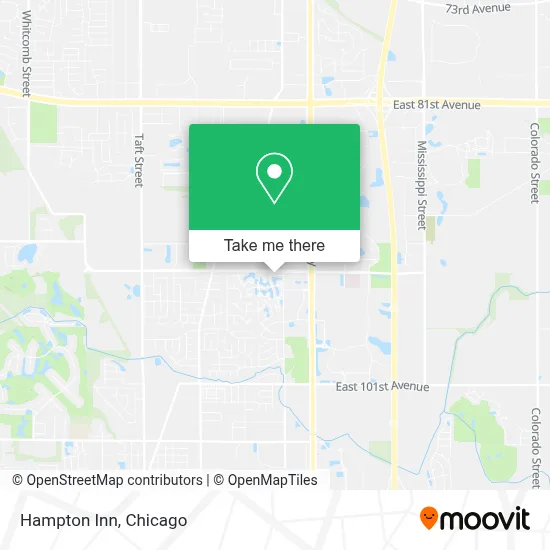 Hampton Inn map