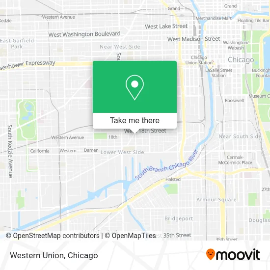 Western Union map