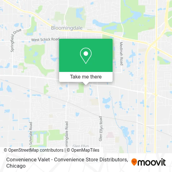 Convenience Valet - Convenience Store Distributors map