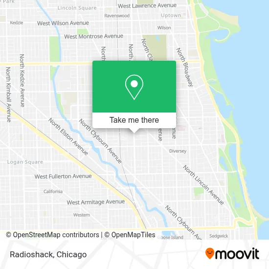 Radioshack map