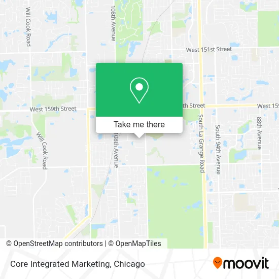 Core Integrated Marketing map