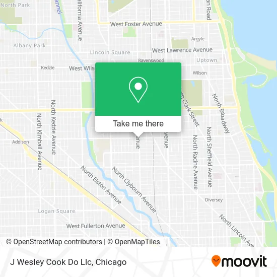 J Wesley Cook Do Llc map