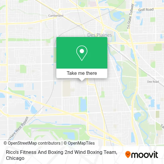 Rico's Fitness And Boxing 2nd Wind Boxing Team map