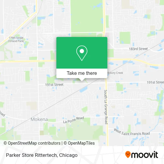 Parker Store Rittertech map