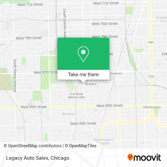 Legacy Auto Sales map