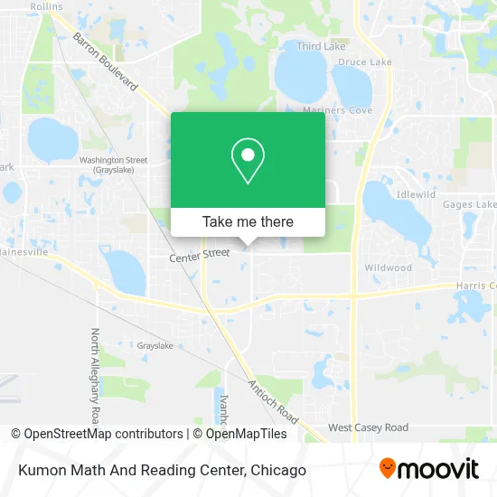 Kumon Math And Reading Center map