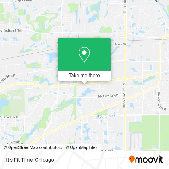 It's Fit Time map