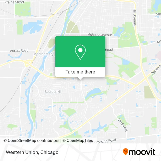 Western Union map