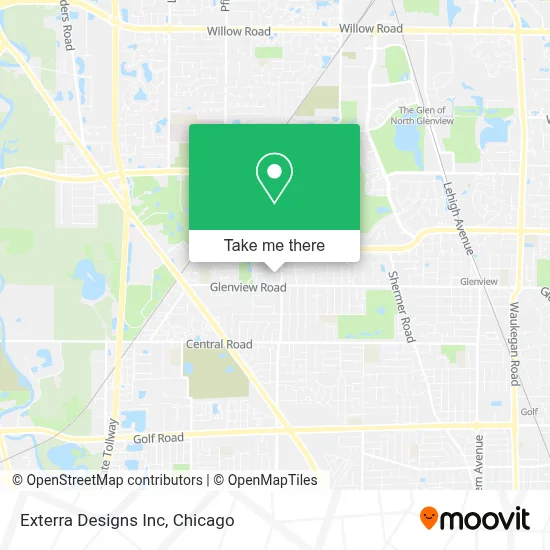 Exterra Designs Inc map