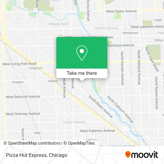 Pizza Hut Express map