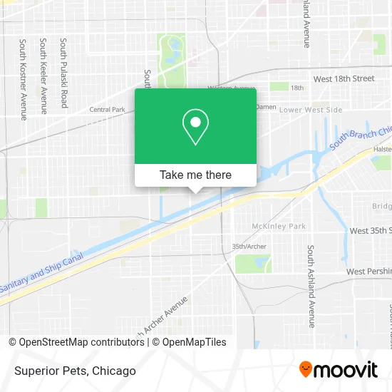 Superior Pets map