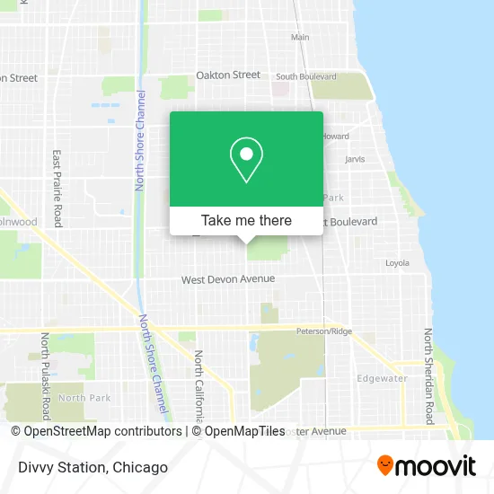 Divvy Station map