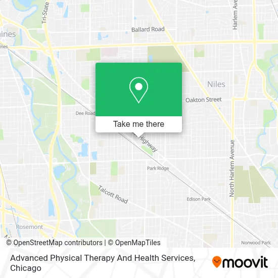 Advanced Physical Therapy And Health Services map