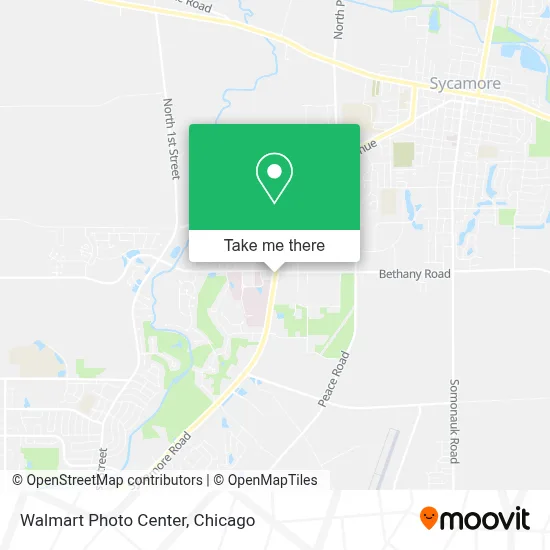 Walmart Photo Center map