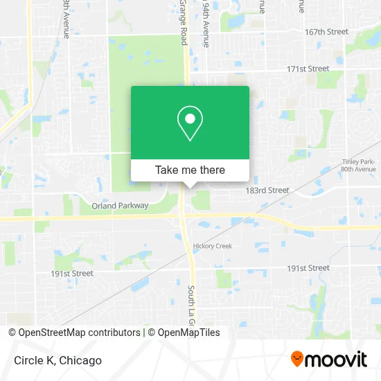 Circle K map
