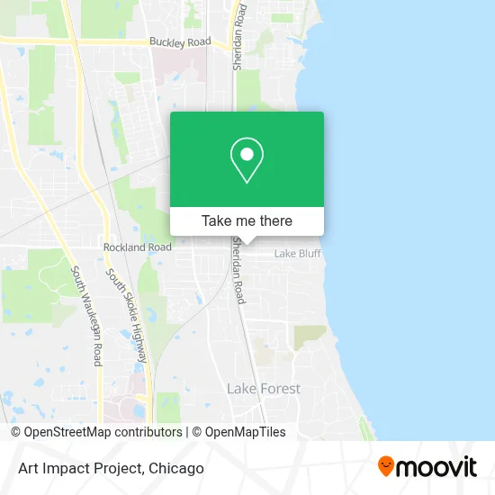 Art Impact Project map