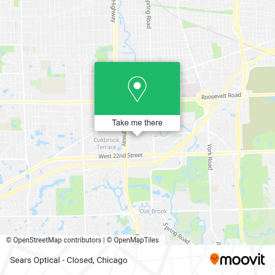 Sears Optical - Closed map