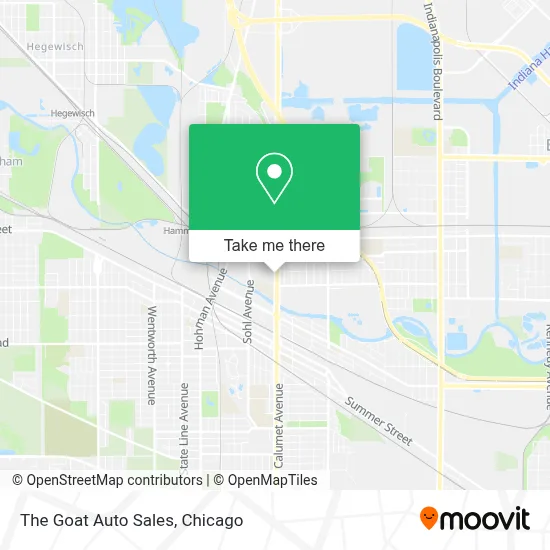 The Goat Auto Sales map