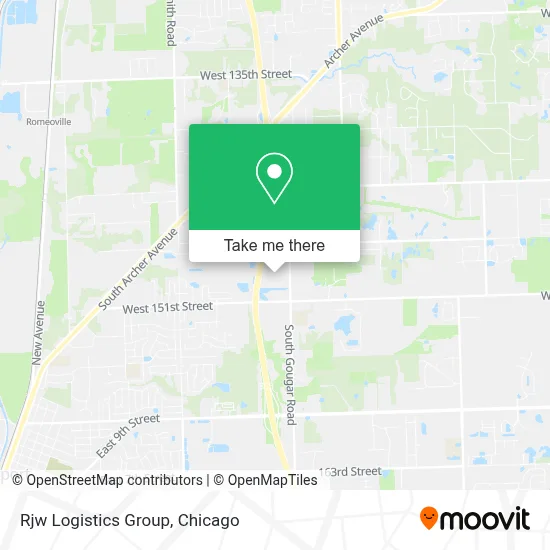 Rjw Logistics Group map