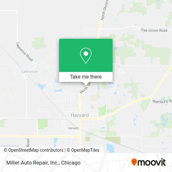 Miller Auto Repair, Inc. map