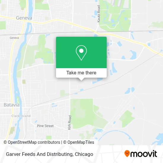 Garver Feeds And Distributing map