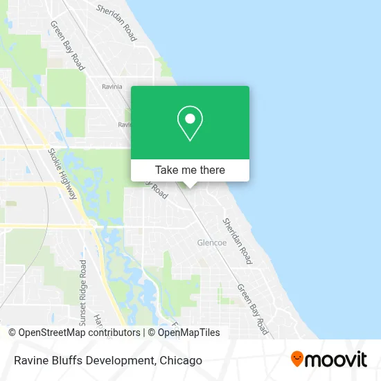 Ravine Bluffs Development map