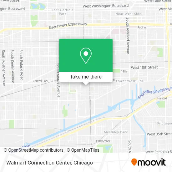 Walmart Connection Center map