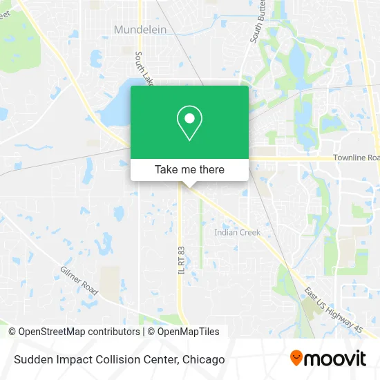 Sudden Impact Collision Center map