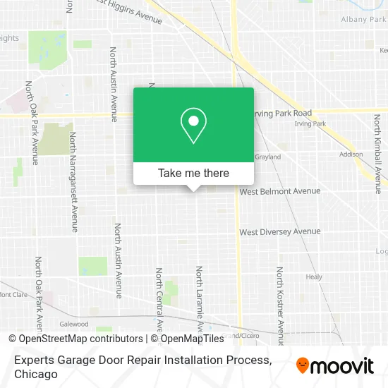 Experts Garage Door Repair Installation Process map