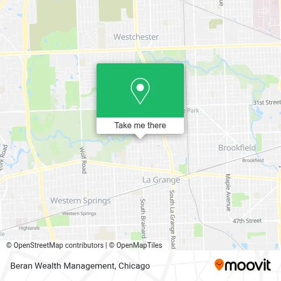 Beran Wealth Management map
