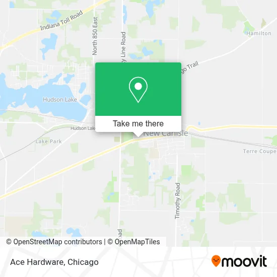 Ace Hardware map