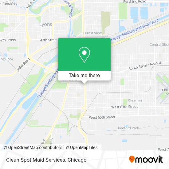 Clean Spot Maid Services map