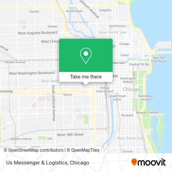 Us Messenger & Logistics map