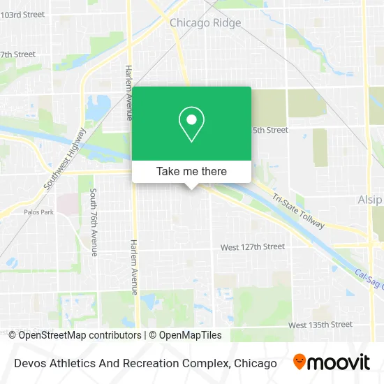 Devos Athletics And Recreation Complex map