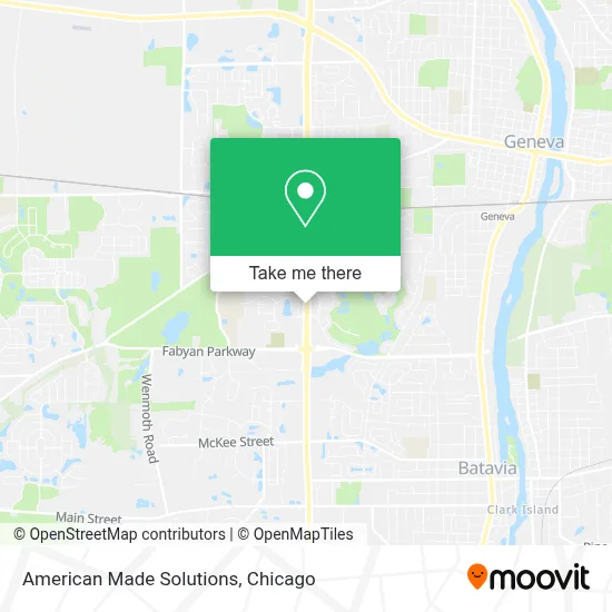 American Made Solutions map