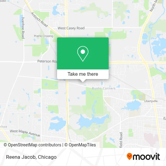 Reena Jacob map