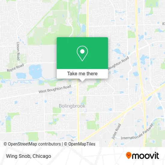 Wing Snob map