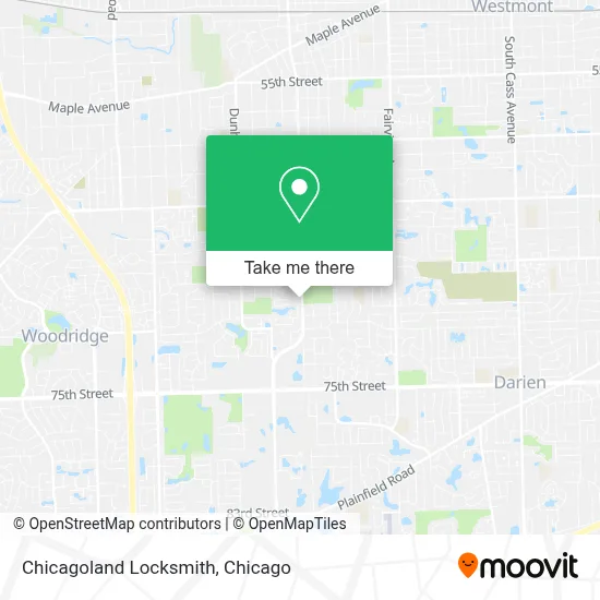 Chicagoland Locksmith map