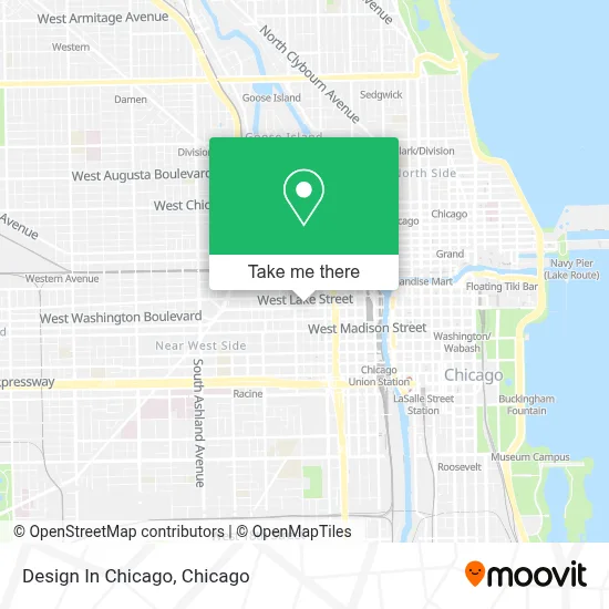 Design In Chicago map
